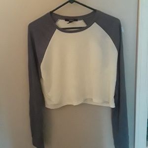 Forever 21 Cropped Baseball T